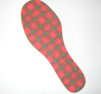 insoles tartan cushioned